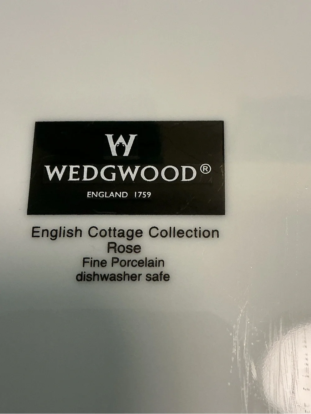 Wedgwood English Cottage Collection Rose Dinner Plates Set of 3